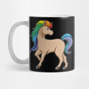 Horse with Rainbow Colors Mug